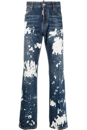 Dsquared2 Paint-splatter straight-leg jeans