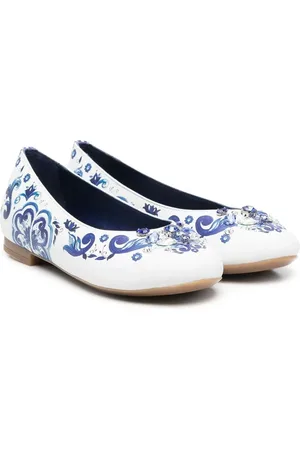 Dolce & Gabbana Crystal-embellished ballerina shoes