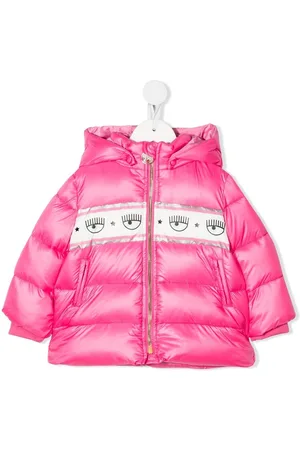 Chiara Ferragni Logo-trim padded coat