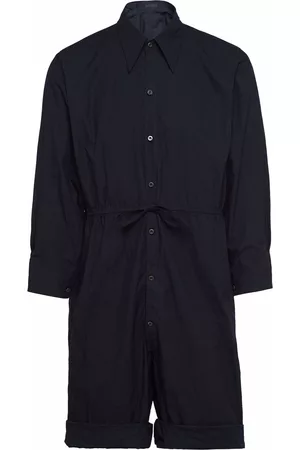 Prada Tie-waist chambray jumpsuit