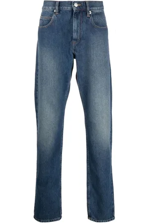 Isabel Marant Straight-leg mid-wash jeans