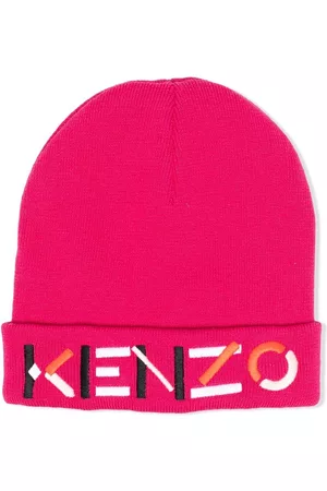 Kenzo Embroidered-logo knitted beanie