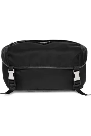 Prada Logo plaque shoulder bag