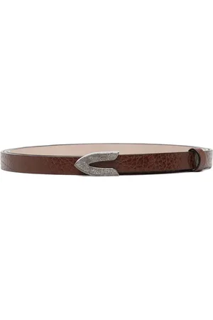 Brunello Cucinelli Thin buckle belt