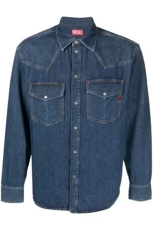 Diesel jean hot sale shirt