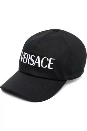 VERSACE Embroidered-logo cotton cap