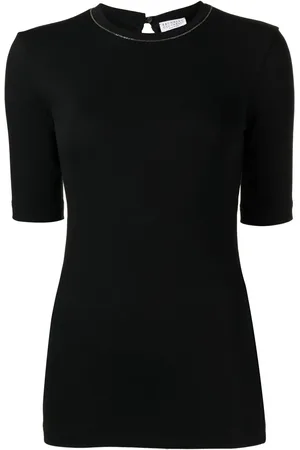 Brunello Cucinelli Monili-detail cotton T-Shirt