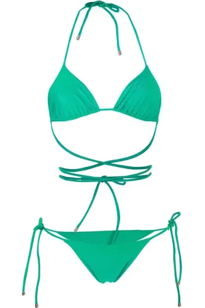 Manokhi Wraparound tied bikini set