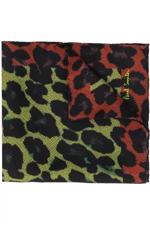 Paul Smith Leopard print pocket square scarf