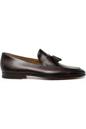 Magnanni almond-toe Velvet Loafers - Farfetch