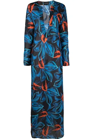 Louisa Ballou All-over abstract-print dress