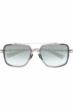 Balmain Officier square-frame sunglasses