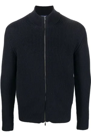 DRUMOHR Merino-wool zip-up cardigan