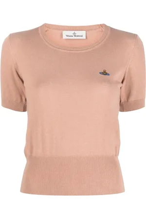 Vivienne Westwood Orb-embroidered knitted top