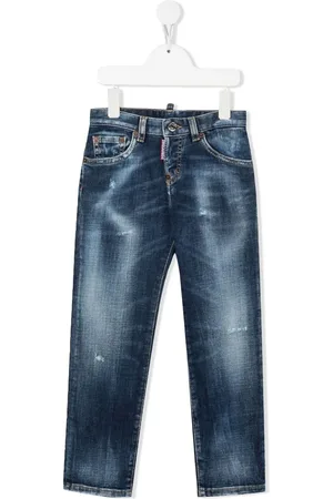 Dsquared2 Distressed-finish straight jeans
