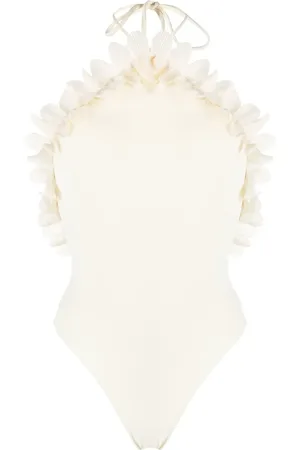 LA REVECHE Ruffle-trim detail swimsuit