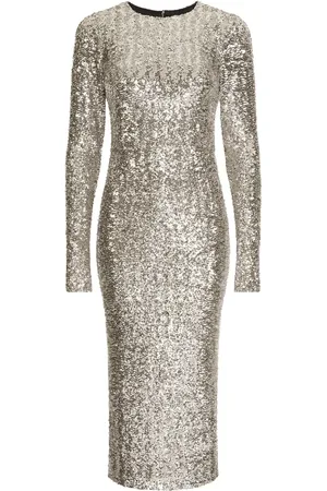 Dolce & Gabbana Sequin-embellished midi dress