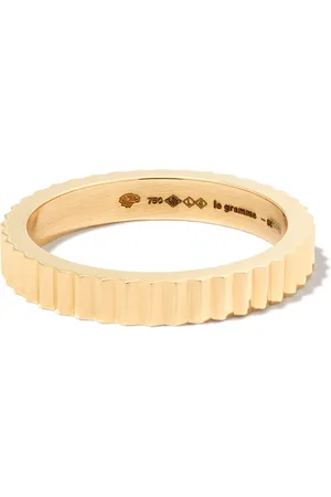 Le Gramme 18kt yellow Guilloche 4g ring