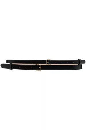 Alexander McQueen Women Belts - Doubled leather belt