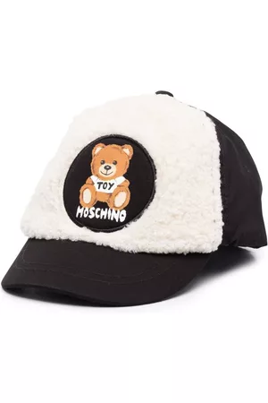 Moschino Boys Caps - Logo patch cap