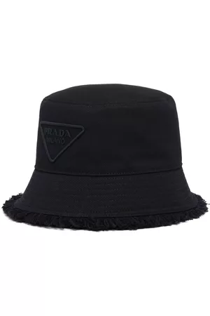 Prada Triangle-logo bucket hat