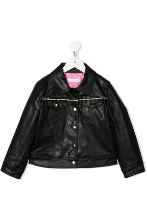 MONNALISA Crystal-embellished Mickey jacket