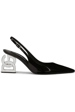 Dolce & Gabbana 3.5 patent leather slingback pumps