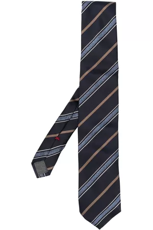 Brunello Cucinelli Stripe-print silk tie