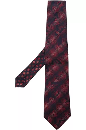 ETRO Men Bow Ties - Paisley-print silk tie