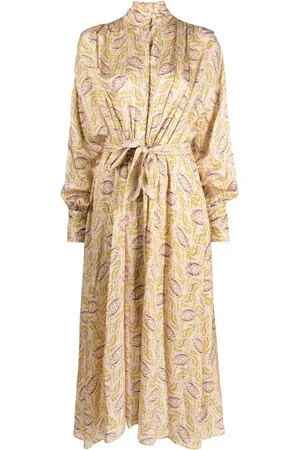 FORTE FORTE Graphic-print midi dress