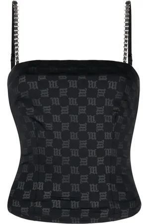 MISBHV Lara logo-print vest top