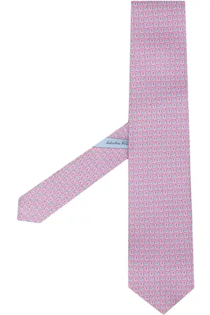 Salvatore Ferragamo Monogram-print silk tie