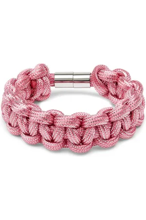 Emanuele Bicocchi braided-chain design bracelet - Pink