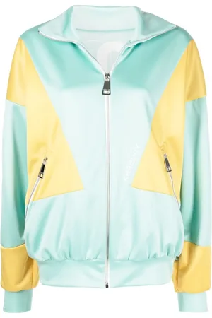 Khrisjoy Panelled zip-up track jacket