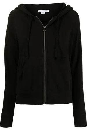 James Perse Zipped drawstring hoodie