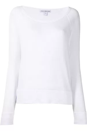 James Perse Women Long Sleeve - Vintage long-sleeve fleece sweatshirt