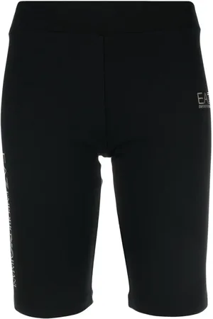 EA7 Logo-print cycling shorts