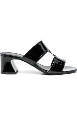 Salvatore Ferragamo Double-strap leather mules