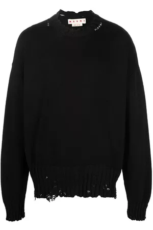 Marni Twisted crew-neck jumper