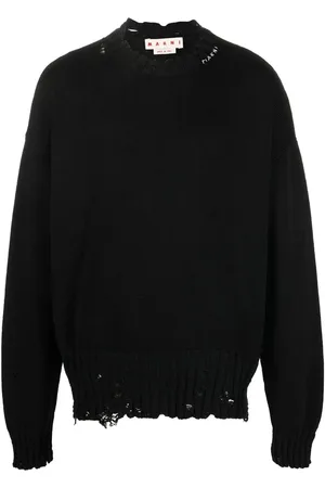 Marni Twisted crew-neck jumper