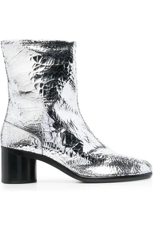 Maison Margiela Tabi 60mm mirror-effect ankle boots