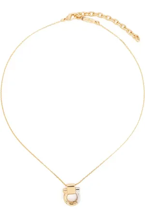 Salvatore Ferragamo Gancini pendant necklace