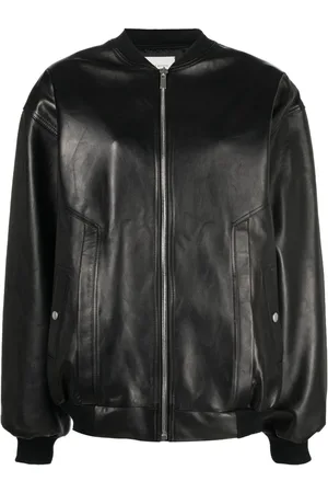 MAGDA BUTRYM Zip-up sheepskin bomber jacket