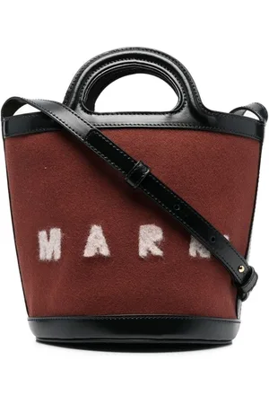 Marni Tasche logo-print bucket bag