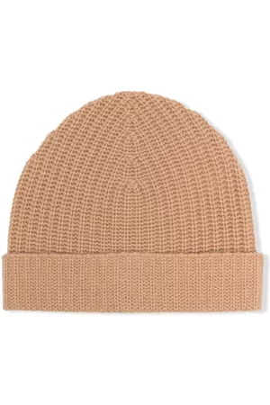 Il gufo Cashmere ribbed-knit beanie