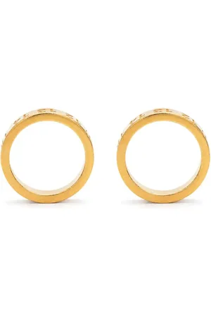 Maison Margiela Numerical engraved hoop earrings