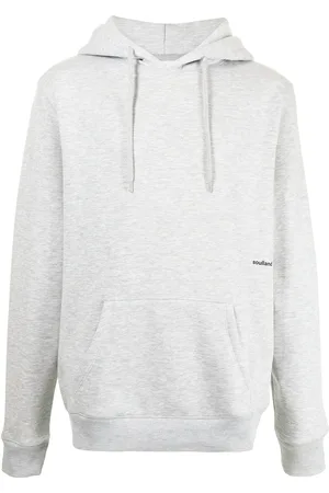 Soulland Side logo print hoodie