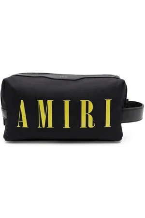 Amiri Paisley Canvas Bum Bag - Black