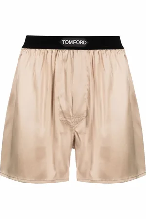 Tom Ford Logo-waist silk boxers