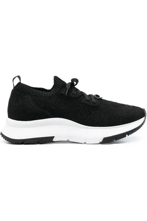 Gianvito Rossi Glover boucl?? low-top sneakers